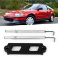 thumbnail image 4 of Car Battery Holder, Simple Installation Strong Aluminum Alloy Battery Bracket  Replacement For  CRX S2000  Integra RSX For Automobile Repacking Black,Silver,Red,Blue, 4 of 8