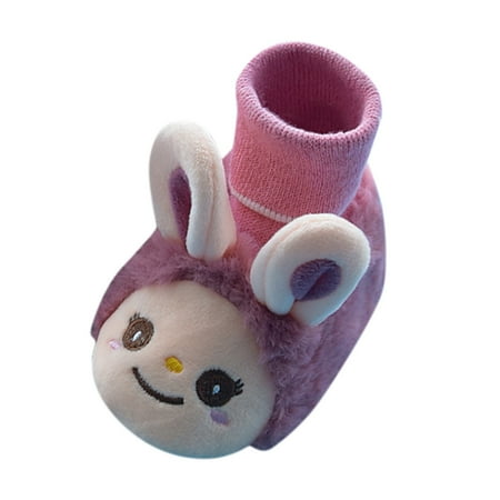 

Kids Shoes Cotton Shoes Plus Velvet Thick Warm Soft Soled Shoes Cute Do Not Fall Before The Shoes