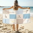 thumbnail image 2 of Personalized Custom Beach Towel - Microfiber Pool Swim Travel Large Soft Customized Name Towel (30"x60"), 2 of 9