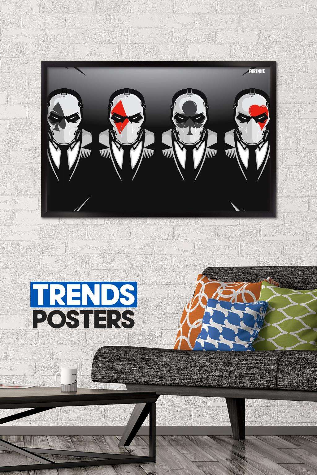 Fortnite - Wild Card Wall Poster, 22.375" x 34", Framed