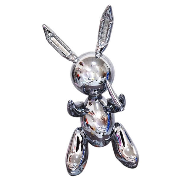 Figura decorativa de conejo Macarena Conejo de Globo gris