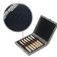 thumbnail image 4 of Milaget Peach Wood Oboe Reed Case Storage Box Bracket for 6 Reeds Accessory - Coffee, 4 of 7