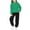 Green1, variant on Sweatsuit for Kids Long Sleeve Hoodie Drawstring Pockets Jogger Sweatpants Workout Sports Tracksuit Outfit