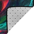 thumbnail image 3 of DouZhe Colorful Waves Pattern Area Rugs Non-Slip Machine Washable Floor Mat, Ocean Waves Style Carpet Doormat, 63 x 48 inches, 3 of 6