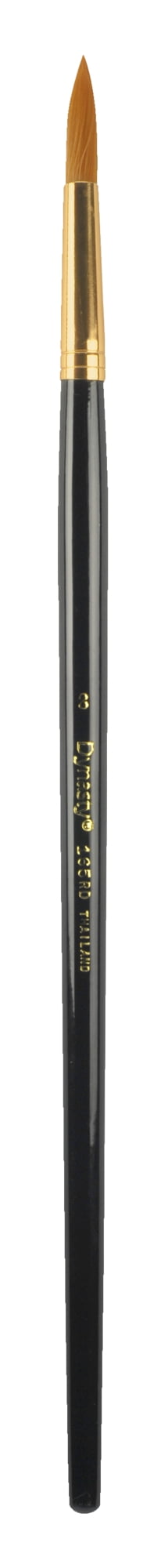 Dynasty B-1650 Art Education Round Paint Brushes, Classroom Cylinder, Set of 60