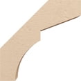 thumbnail image 3 of Ekena Millwork 5"W x 18"D x 18"H Monterey Rough Cedar Woodgrain TimberThane Knee Brace, Primed, 3 of 6