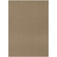 thumbnail image 2 of 7' x 12' Soft and Durable Ribbed Pattern Indoor/Outdoor Area Rugs Lightweight and Flexible for Easy Cleaning and Transport. 100% PET Fiber (Color: Taupe), 2 of 7
