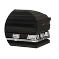 thumbnail image 2 of Titan Casket, Atlas XL Series Steel Casket (28" Oversize) in Black with White Crepe Interior, 2 of 5