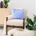 thumbnail image 2 of Society6 83 Oranges Violet Leopard 18" x 18" Decorative Throw Pillow, 2 of 2