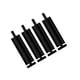 thumbnail image 3 of 4 patas para muebles, patas de sofá, resistentes y resistentes al óxido, patas de repuesto ajustables. negro 18cm, 3 of 9