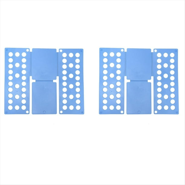 Tablero Plegable para Camisas, Carpeta de Ropa Duradera Que Ahorra Espacio, Tablero Auxiliar Plegable para Camisas Ropa 2 Piezas