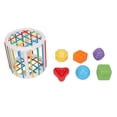 thumbnail image 2 of Juego de juguetes clasificadores con forma de bebé, 6 bloques coloridos, bloques clasificadores de formas sensoriales para bebé, juguete para aprendizaje temprano, juguetes para bebés, modelo B, 2 of 9
