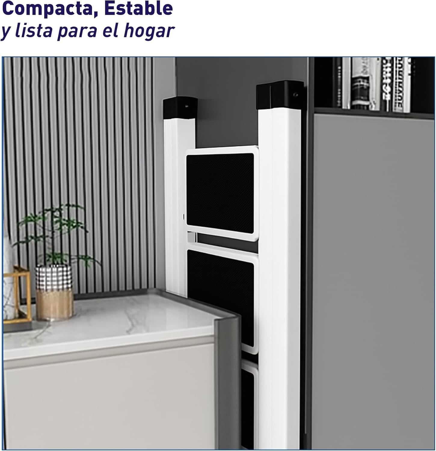 Escalera Plegable Multifuncional Bluelander, Tipo Tijera