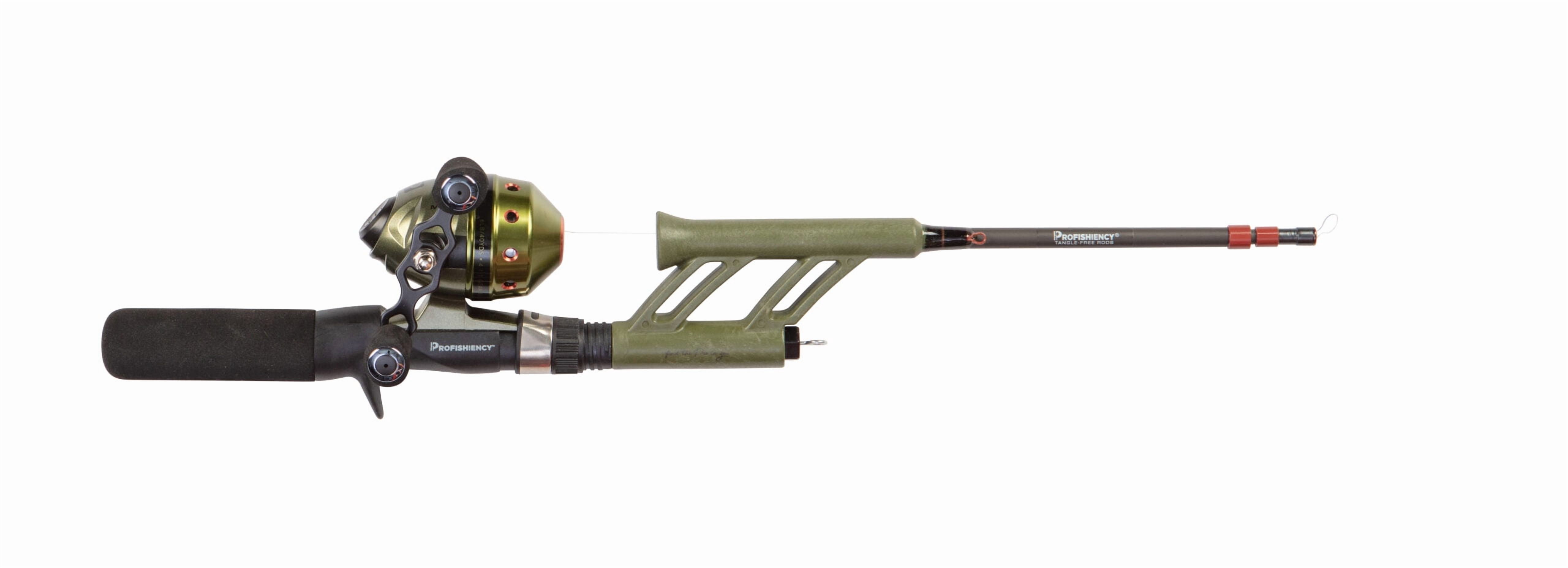 Profishiency Deluxe Pocket Spincast Combo Travel Kit with Telescopic Rod
