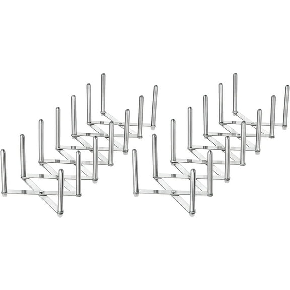 Pack of 2 Variera Pot Lid Organizers, Stainless Steel, Adjustable Lenght