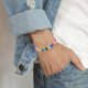 thumbnail image 2 of 1PC Color Cuerda Tejida Pulsera Ajustable Boho Surfer Pulsera para Hombres Mujeres Cuerda Delgada Cuerda Hecha a Mano Playa Pulsera Colorida Pulsera Bohemia, 2 of 4