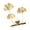 1, variant on Gold Leaves Sculptures Desktop Decoration Creative Moderns Home Decors Accent Metal Leaves Statue Ornament for Bookshelf