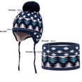 thumbnail image 3 of KANG Kids Winter Scarf And Hat Soft Knitted With Warm Neck Warmer For Boys Girls Cold Weather Outdoor Activities, 3 of 6