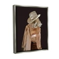 thumbnail image 4 of Stupell Industries Abstract Southwestern Cowgirl Abstract Painting Gray Floater Framed Canvas Art Print Wall Art, 17 x 21, 4 of 10