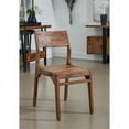 thumbnail image 2 of Treasure Trove Brownstone Nut Brown Wood Dining Chairs - Set of 2, 2 of 6