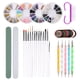 thumbnail image 1 of Kit de Manicura con Pinceles, Bolígrafos, Diamantes de Imitación, Limas y Herramientas | Set de Manicura y Pedicura de Plástico con Bloques de Color: 4 Decoraciones + 1 Pincel de Cuerno + 1 Barra Pul, 1 of 5
