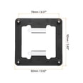 thumbnail image 2 of Uxcell Black CPU Cooler Mounting Bracket Heatsink Backplate Sheet Plate, 2 of 4