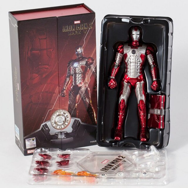 ZD Toys-figura de acción de Iron Man Mark L MK50, 7 ", colección Fivean unisex