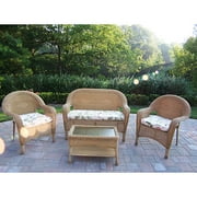 4-Piece Wicker Seating Set
