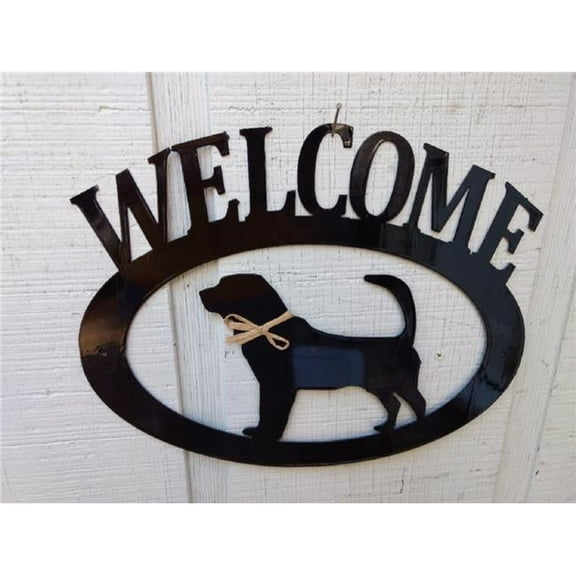 The Lazy Scroll bloodhoundwelcome Bloodhound Metal Welcome Sign