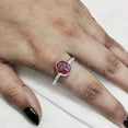 thumbnail image 3 of AAA Natural Ruby Ring, Rough Ruby Gemstone Ring, July Birthstone, Twisted Wire Band, 925 Sterling Silver, Womens Ring, Christmas, Thanksgiving, Handmade, Statement Jewelry, Raw Gemstone Jewelry, 3 of 6
