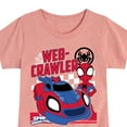 thumbnail image 3 of Marvel Spider-Man And His Amazing Friends - Web Crawler - Toddler and Youth Girls Fitted Short Sleeve Tee, 3 of 5