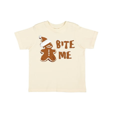 

Inktastic Bite Me Gingerbread Boys or Girls Toddler T-Shirt