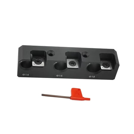 

Dowel Maker Dowelling Jig Dowel Rods 3 Holes Hardwood Dowels Electric Drill Milling Cutting Tool Turning Tools Making Jig Woodworking Tools 14/16/18mm Set B