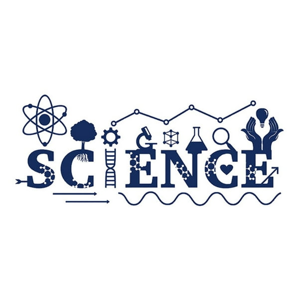 1 hoja de pegatinas decorativas para el hogar, química, astronomía, bombilla, ciencia, invención, papel tapiz