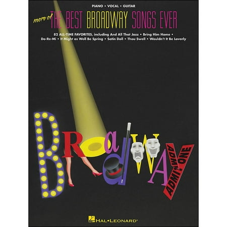 Hal Leonard More Of The Best Broadway Songs Ever arranged for piano, vocal, and guitar
