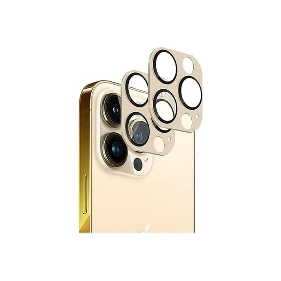 SaharaCase ZeroDamage Camera Lens Protector for Apple iPhone 13 Pro and iPhone 13 Pro Max Gold