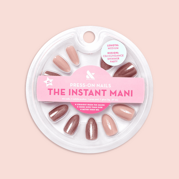 Olive & June The Instant Mani Press-On Nails, CDJ   Sundance Shimmer Party, 42 CT