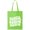 Lime, variant on Auntie Auntie Auntie Cotton Canvas Tote Bag