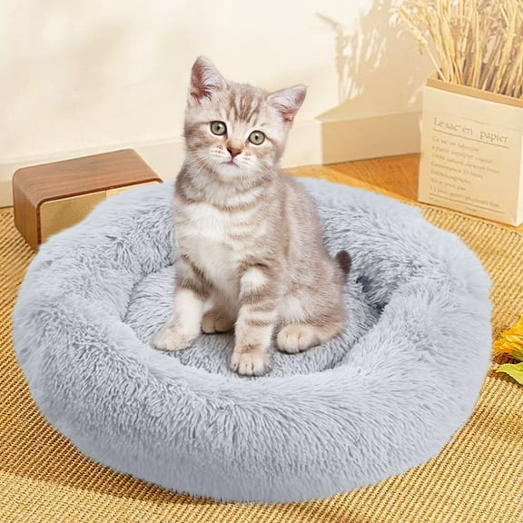 AZXY Small Dog Beds On Sale,Donut Dog Bed,Cat Beds for Indoor Cats Clearance,Indestructible Washable Chew Proof Comfort Dog Mat