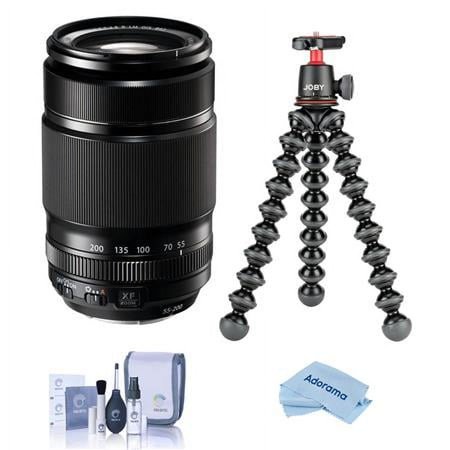 UPC: 0192223159075 | XF 55-200mm f/3.5-4.8 R LM OIS Lens  Bundle with Joby GorillaPod 3K Kit  Cleaning Kit  Cleaning Cloth