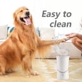thumbnail image 4 of Lavadora de patas de perro, Molinillo eléctrico de patas de mascotas, Taza de limpieza automática de patas de barro para perros, Recargable por USB blanco, 4 of 5