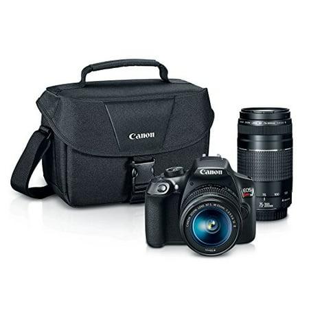 Canon EOS Rebel T6 Digital SLR Camera Kit with EF-S 18-55mm and EF 75-300mm Zoom Lenses