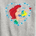thumbnail image 3 of Disney - Ariel Heart - Toddler And Youth Crewneck Fleece Sweatshirt, 3 of 5