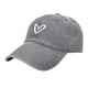 thumbnail image 1 of Gorra de béisbol bordada para mujer: ajustable, algodón lavado, visera, 1 of 3