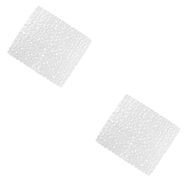 Advancent Alfombrilla de baño con diseño de guijarros, antideslizante, cuadrada, para baño, ducha, bañera, almohadilla de PVC, Type1 NO1 Advancent CBP593009