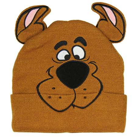 Scooby Doo Costume Hat Beanie Embroidered Scooby Original Cartoon Network Face