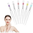 thumbnail image 1 of Applicateurs Réutilisables pour Masques pour les Lèvres - Ensemble de 6 Pcs Brosses en Silicone pour Brillant à Lèvres et Rouge à Lèvres, 1 of 8