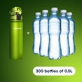 thumbnail image 3 of Aquaphor City 500ml Green Travel Water Bottle with Activated Carbon Filter, BPA-Free Tritan Material, 3 of 7