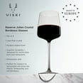 thumbnail image 3 of Viski Reserve Julien Bordeaux Glasses, Red Wine Glasses, 22 oz Set of 4, 3 of 7