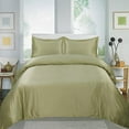 thumbnail image 4 of Home Sweet Collection 3 Pc Solid Egyptian Cotton Duvet set (Full, Sage), 4 of 4